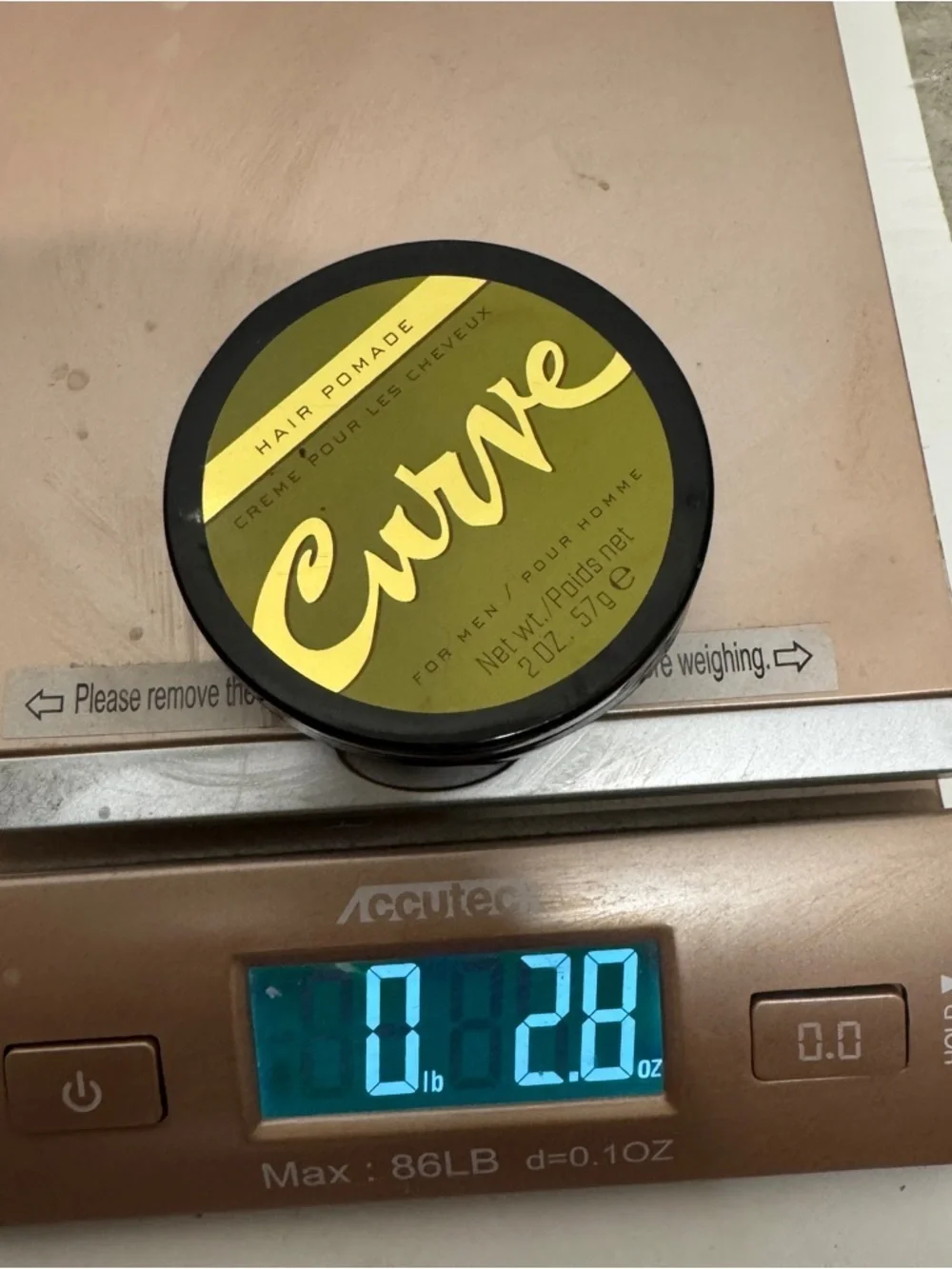 Curve For Men Hair Pomade 2 OZ